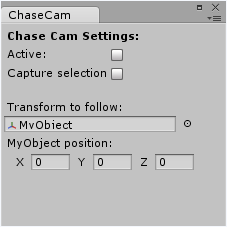 Chase Cam Screen
