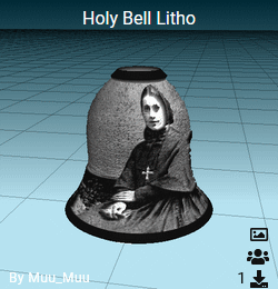 Holy Bell Lithophane